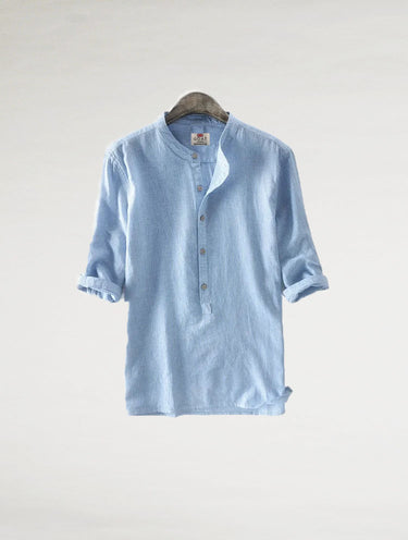 Camisa de lino Manga 3/4